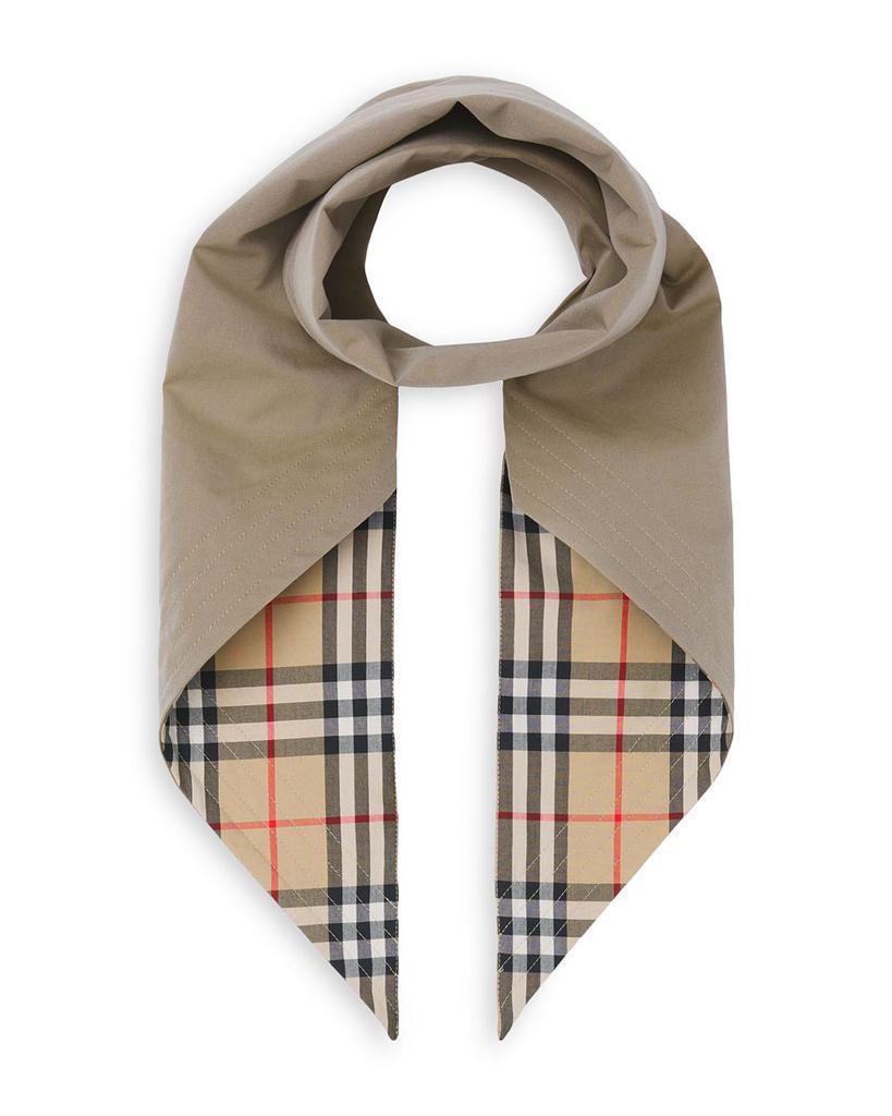 商品Burberry|Reversible Check Cotton Bandana,价格¥4339,第1张图片