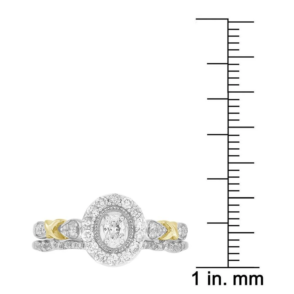Diamond Bridal Set (1/2 ct. t.w.) in 14k Two-Tone Gold 商品