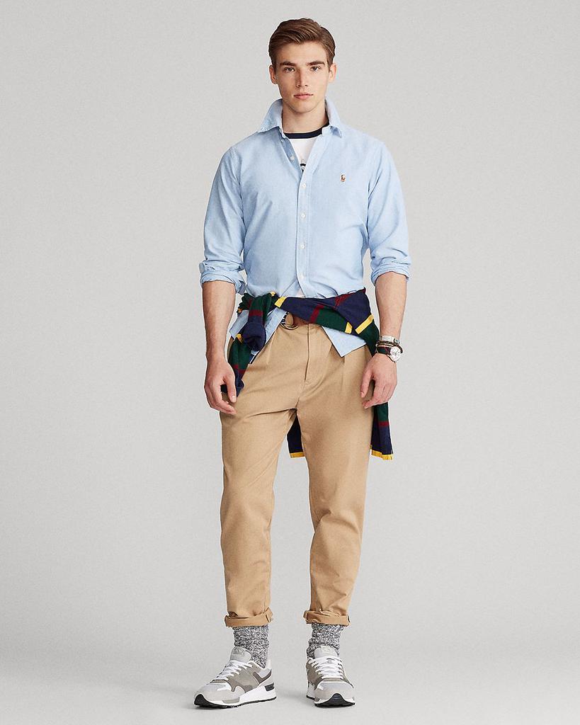 商品Ralph Lauren|Long Sleeve Cotton Oxford Button Down Shirt - Classic & Slim Stretch Fits,价格¥846,第5张图片详细描述