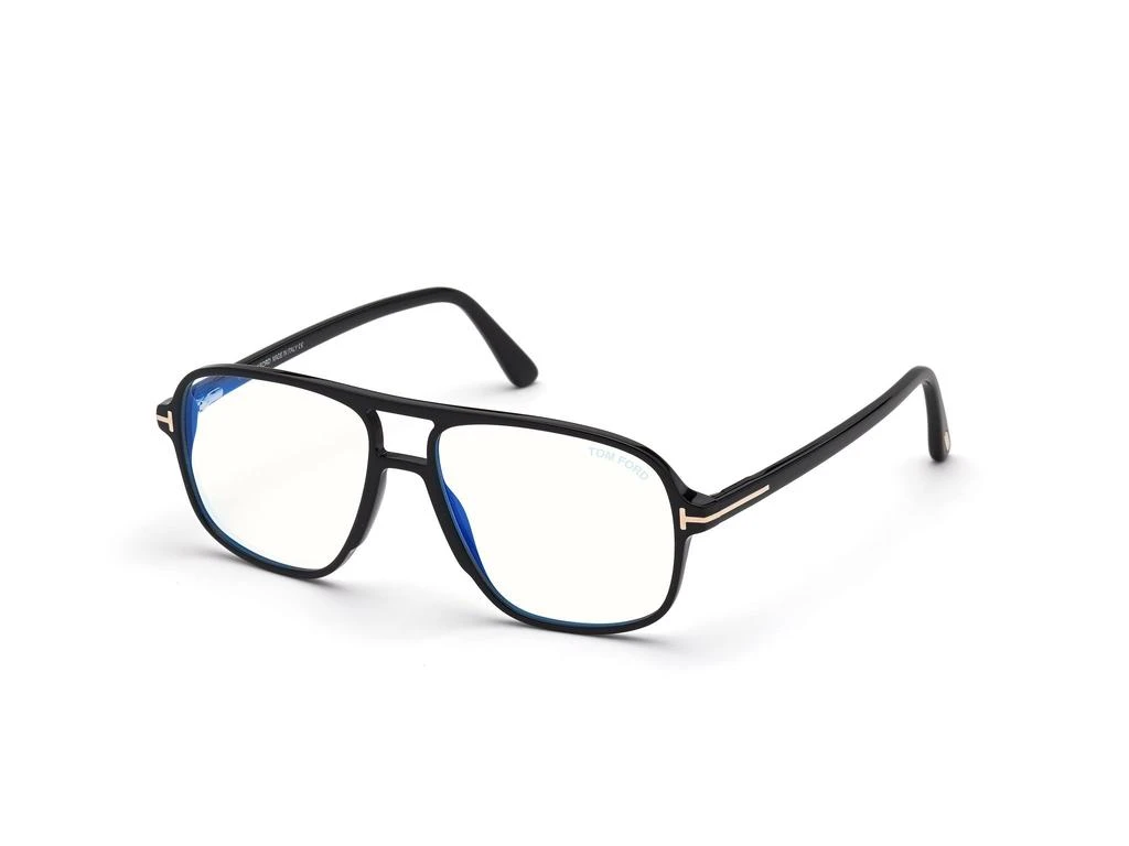 商品Tom Ford|Blue Light Block Navigator Men's Eyeglasses FT5737-B 001 56,价格¥1124,第1张图片