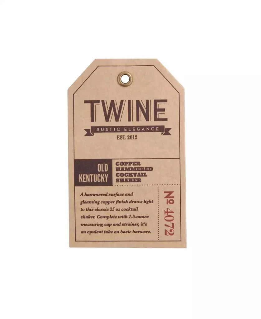 商品Twine|Hammered Copper Cocktail Shaker with Built-in Strainer, 25 Oz,价格¥329,第4张图片详细描述