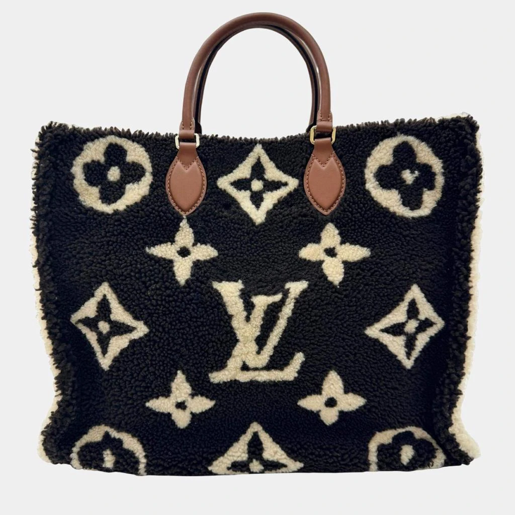 商品[二手商品] Louis Vuitton|Louis Vuitton Dark Brown Monogram Teddy OnTheGo GM Tote Bag,价格¥22722,第3张图片详细描述