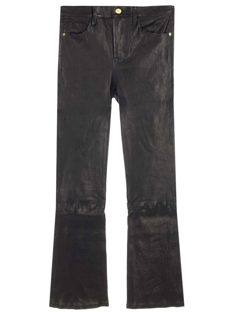 商品FRAME|Frame Mid Rise Flared Trousers,价格¥13220,第1张图片