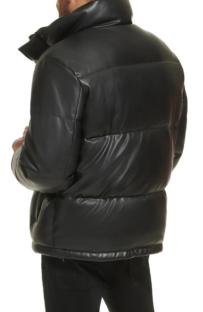 商品Calvin Klein|Faux Leather Puffer Jacket,价格¥751,第2张图片详细描述