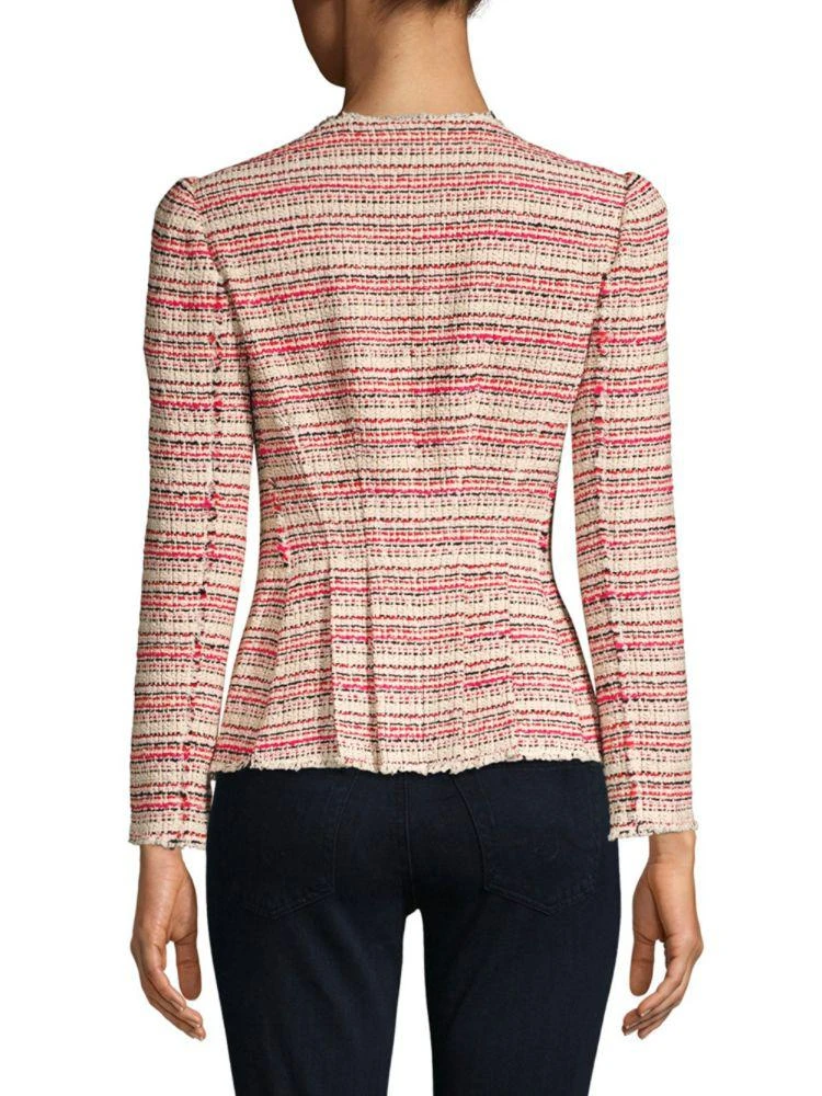 商品Rebecca Taylor|Optic Striped Tweed Jacket,价格¥947,第2张图片详细描述