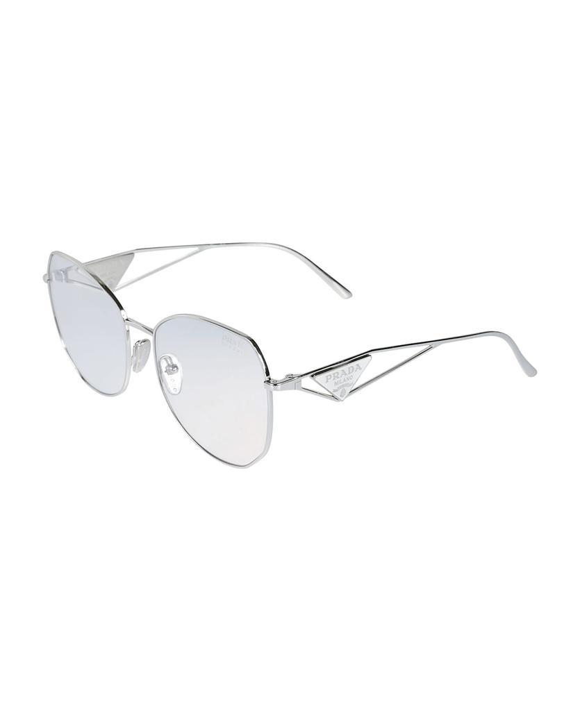 商品Prada|Curved Square Frame Sunglasses Sunglasses,价格¥2934,第4张图片详细描述