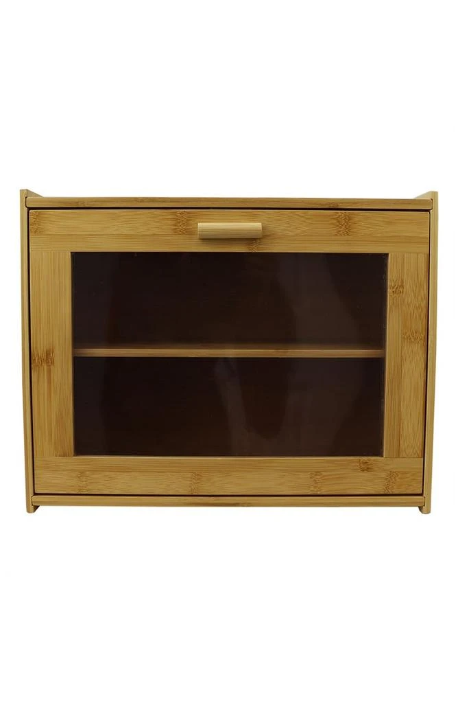 商品HOME BASICS|2-Tier Bamboo Bread Box,价格¥574,第1张图片