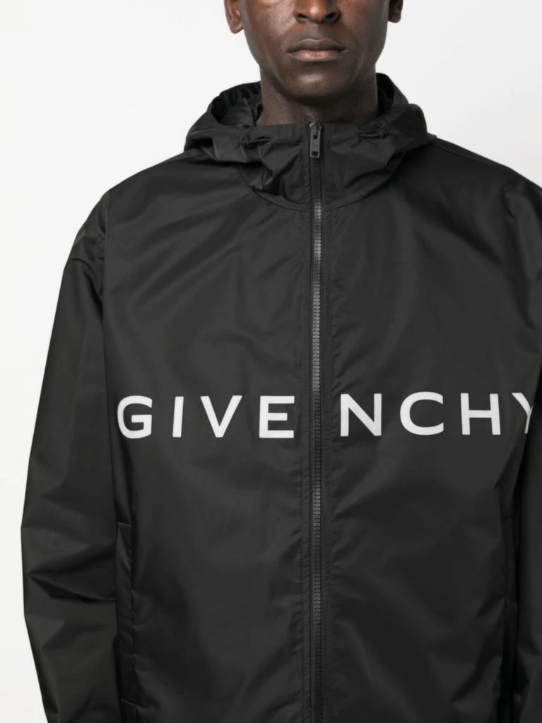 商品Givenchy|GIVENCHY - Logo Hooded Windbreaker,价格¥9138,第2张图片详细描述