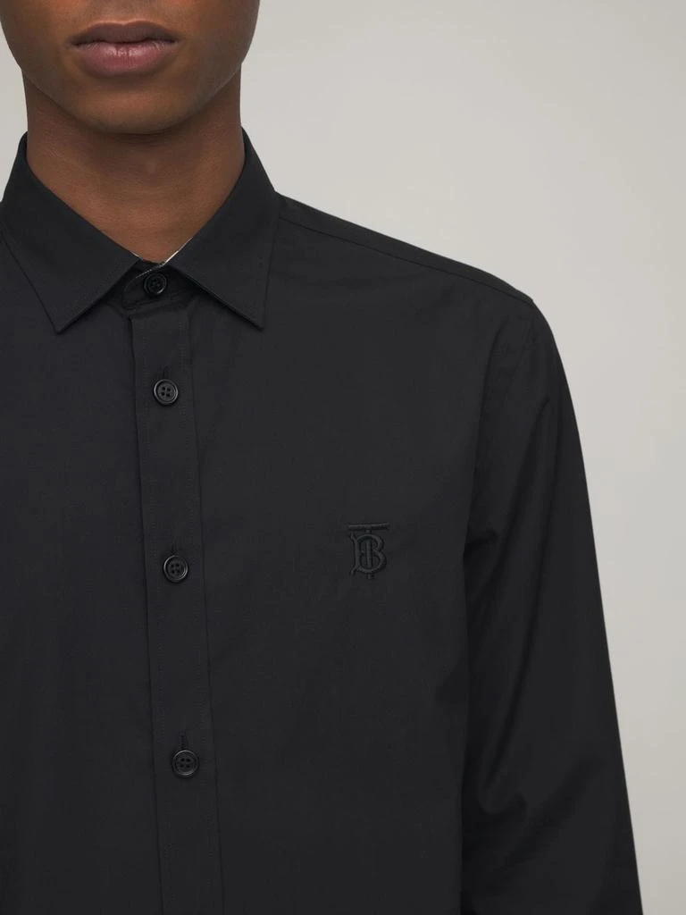 商品Burberry|Sherwood Stretch Cotton Poplin Shirt,价格¥4505,第2张图片详细描述