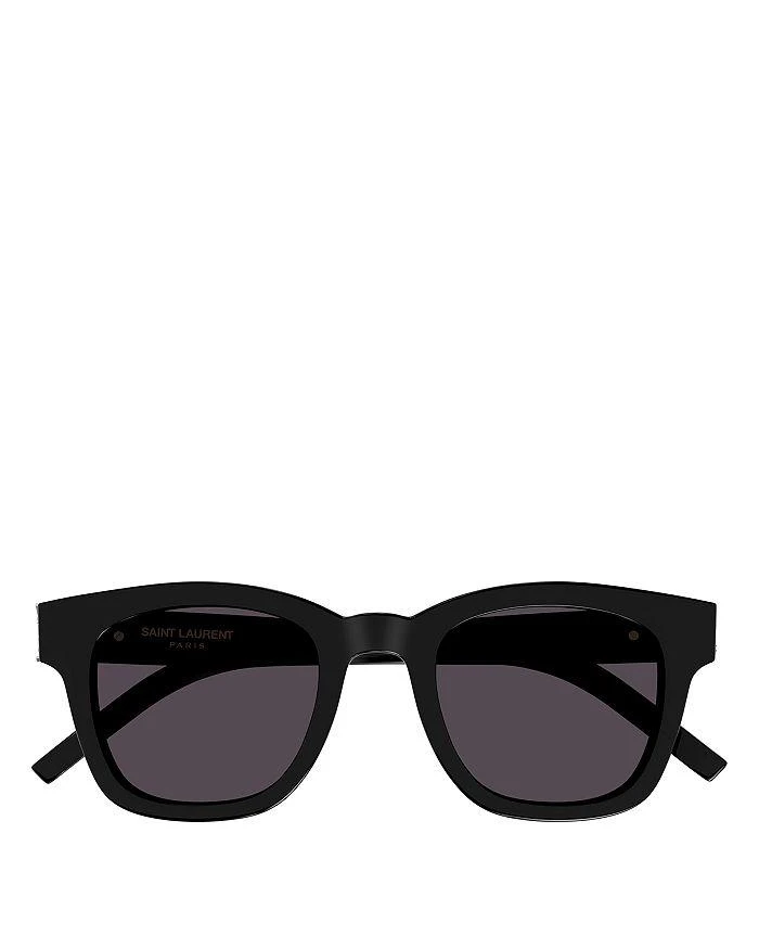 商品Yves Saint Laurent|SL M124 Monogram Hinge Square Sunglasses, 49mm,价格¥3578,第2张图片详细描述