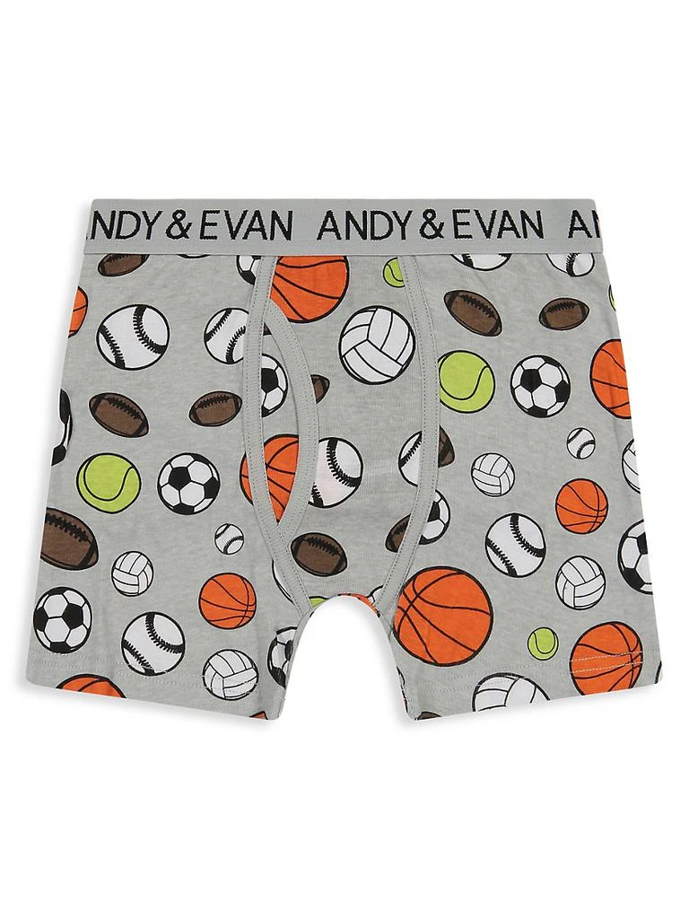 商品Andy & Evan|Little Boy's &amp; Boy's 5-Pack Boxer Briefs,价格¥225,第2张图片详细描述