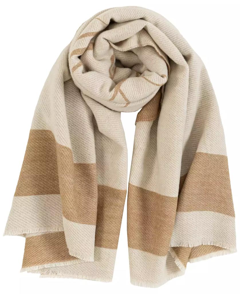 Lauren Ralph Lauren | Script Logo Blanket Scarf 481.56元 商品图片