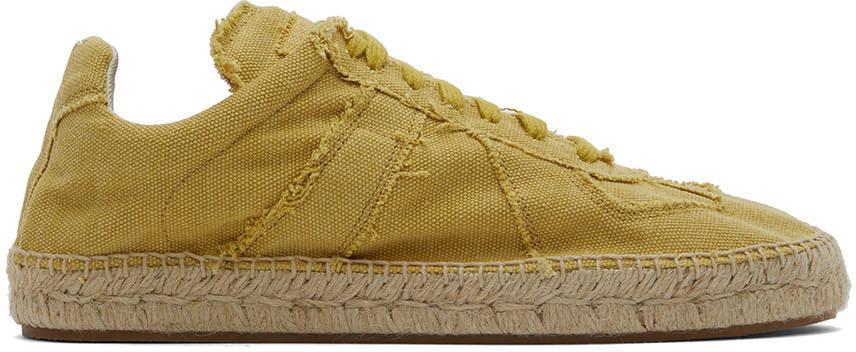 商品MAISON MARGIELA|Yellow Replica Espadrilles,价格¥3749,第1张图片