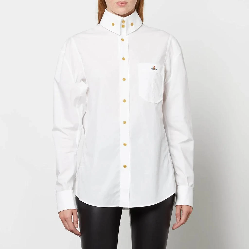 商品Vivienne Westwood|Vivienne Westwood Women's Striped Krall Shirt - White,价格¥1193,第1张图片