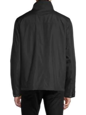 商品Calvin Klein|Full Zip Band Collar Jacket,价格¥440,第4张图片详细描述