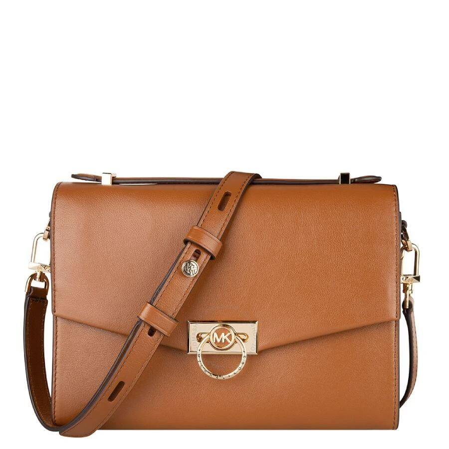 商品Michael Kors|Brown Ladies Hendrix Leather Messenger Bag,价格¥1789,第1张图片