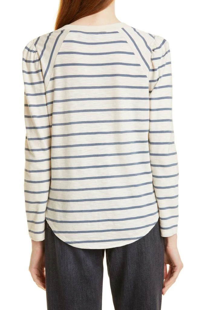 商品VERONICA BEARD|Mason Stripe Long SleeveT-Shirt,价格¥534,第2张图片详细描述