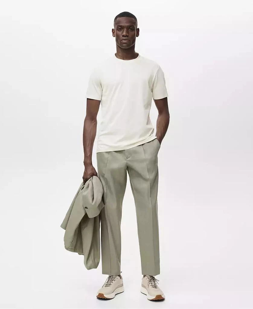 商品Mango|Men's COOLMAX Slim-Fit T-Shirt,价格¥446,第2张图片详细描述