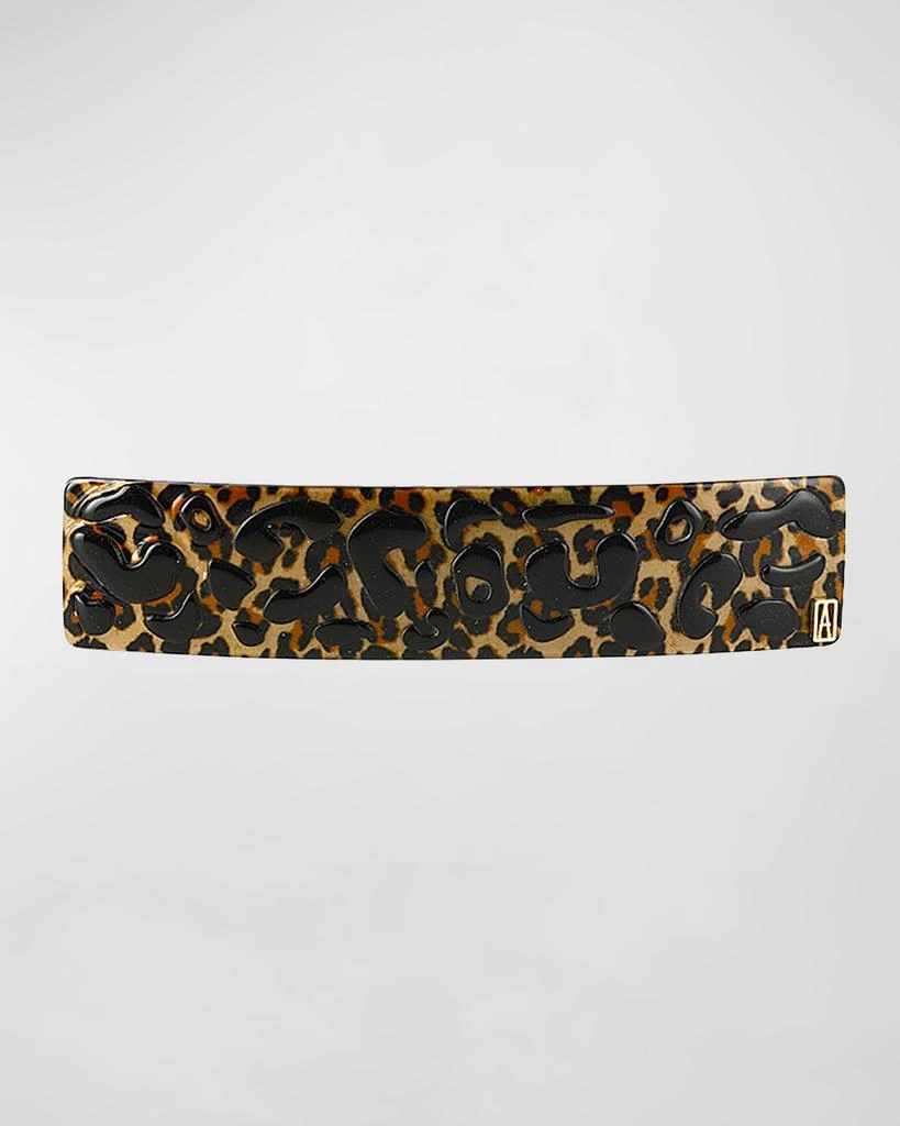 商品Alexandre de Paris|Leopard-Print Barrette,价格¥679,第1张图片