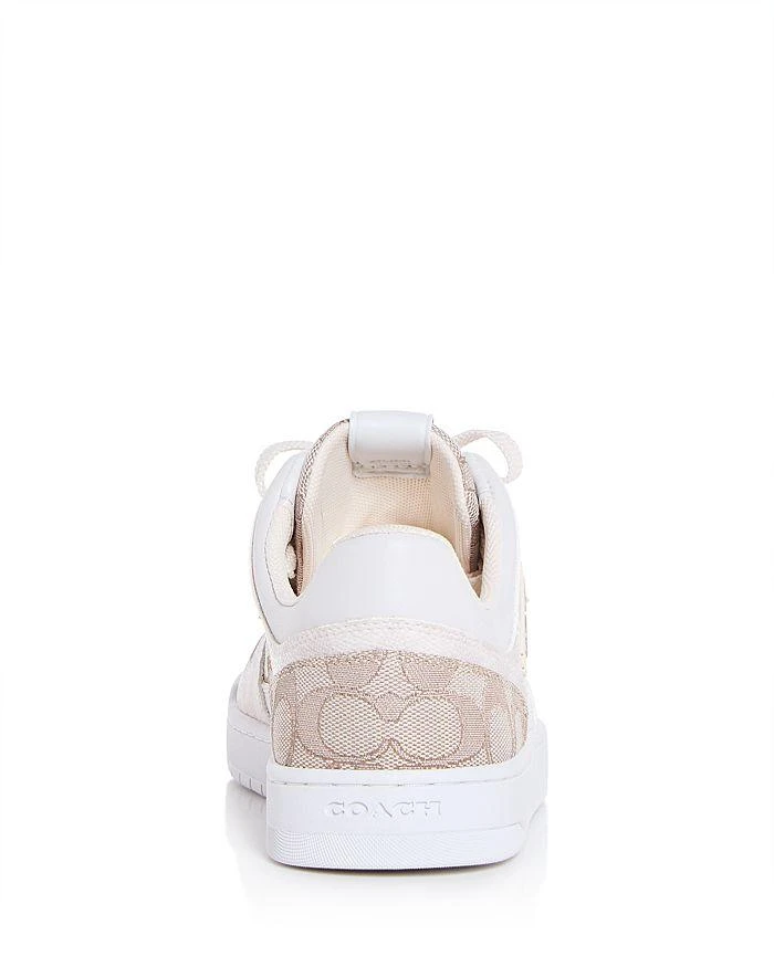 商品Coach|Women's C201 Multi Signature Low Top Sneakers,价格¥1432,第4张图片详细描述