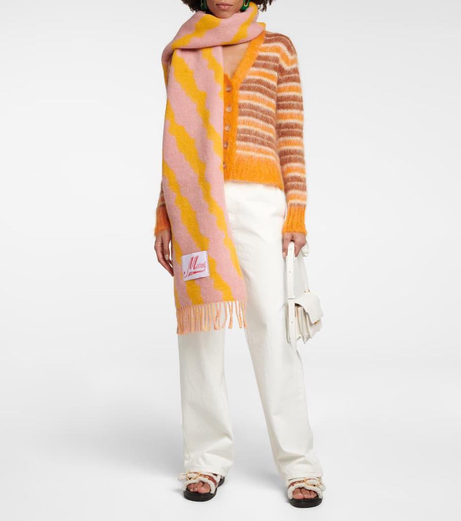 商品Marni|Alpaca and wool-blend scarf,价格¥2235,第4张图片详细描述