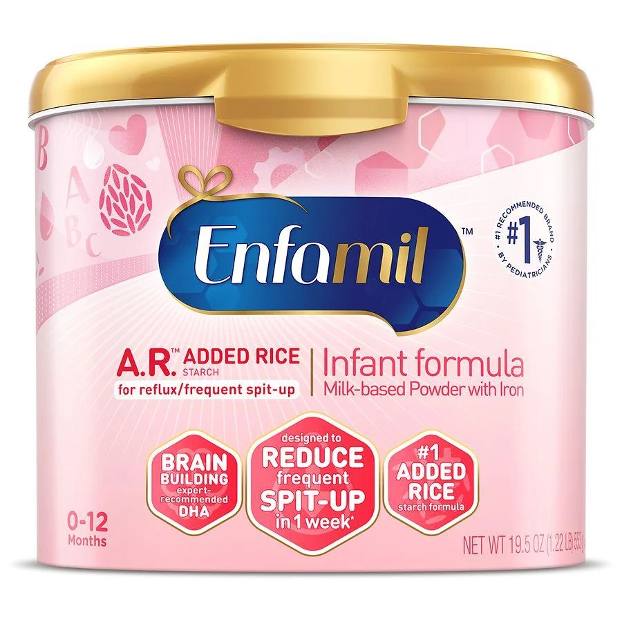 商品Enfamil|Enfamil A.R. 防吐奶婴儿配方奶1段 610g,价格¥370,第1张图片