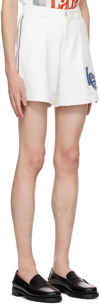 商品Late Checkout|White LC Baseball Shorts,价格¥714,第2张图片详细描述