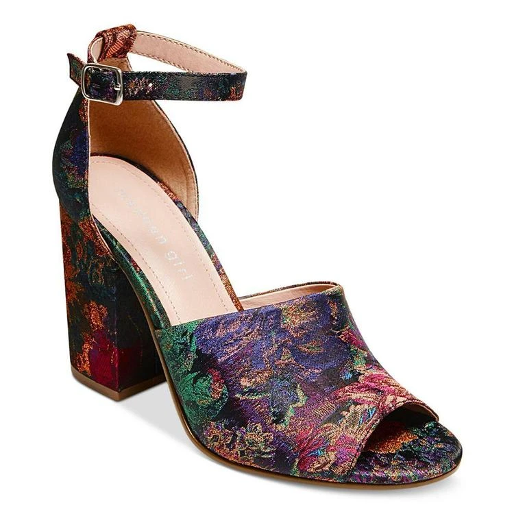 商品Madden Girl|Clara Two-Piece Block-Heel Sandals,价格¥181,第1张图片