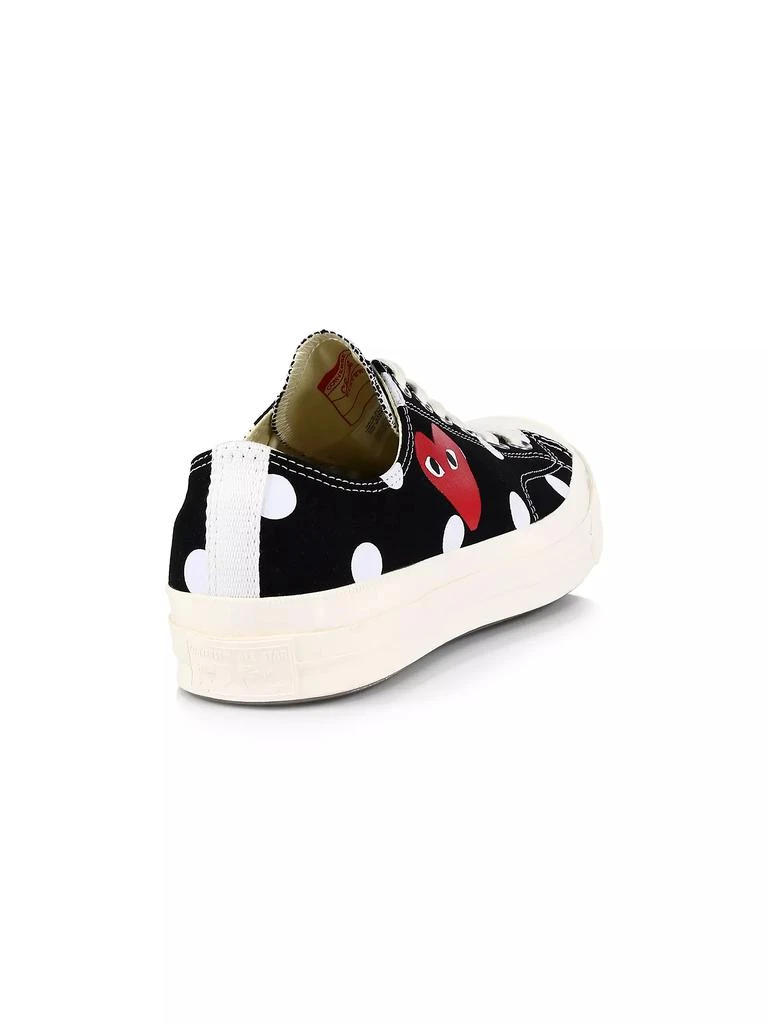 商品Comme des Garcons|Unisex CdG Play x Converse Men's Polka Dot Low-Top Sneakers,价格¥1125,第3张图片详细描述