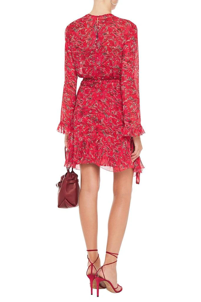 商品IRO|About ruffled printed georgette mini dress,价格¥1265,第3张图片详细描述