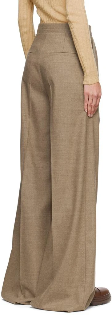 商品Max Mara|Beige Fiore Trousers,价格¥2462,第3张图片详细描述