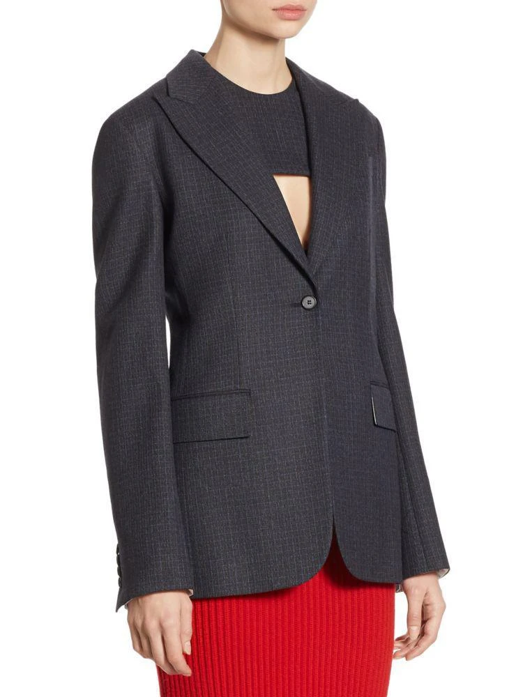 商品Calvin Klein|Wool Checked Jacket,价格¥4945,第3张图片详细描述