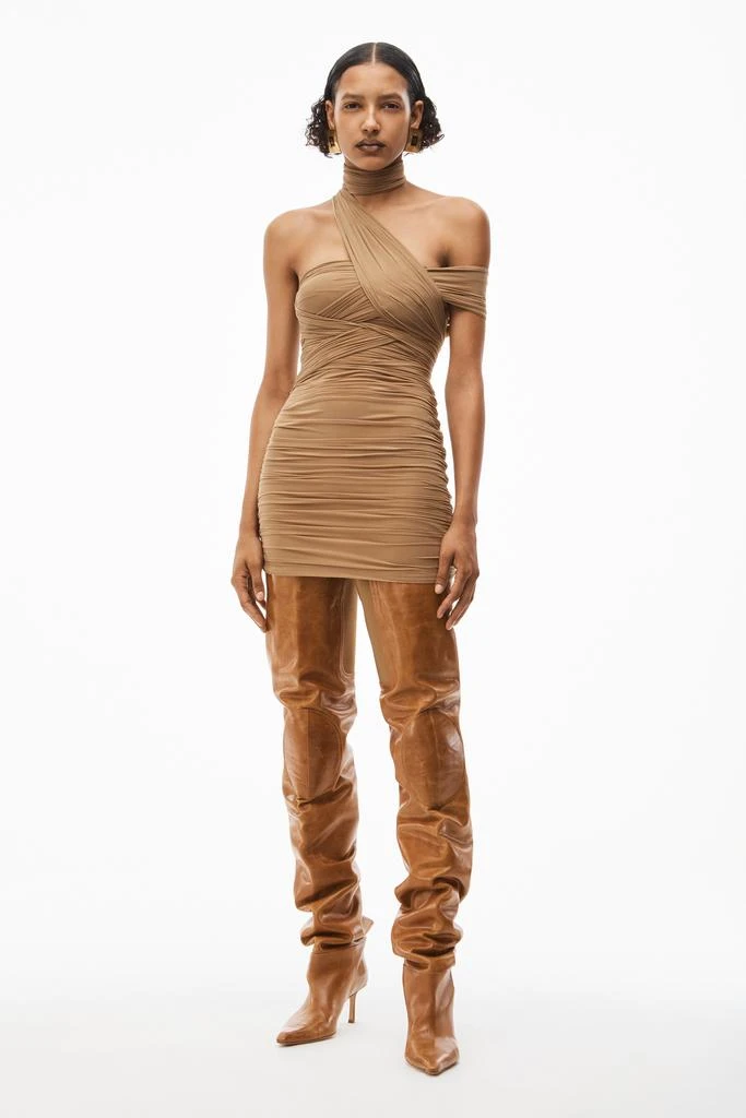 商品Alexander Wang|RUCHED HALTER DRESS IN HOSIERY JERSEY,价格¥1940,第2张图片详细描述
