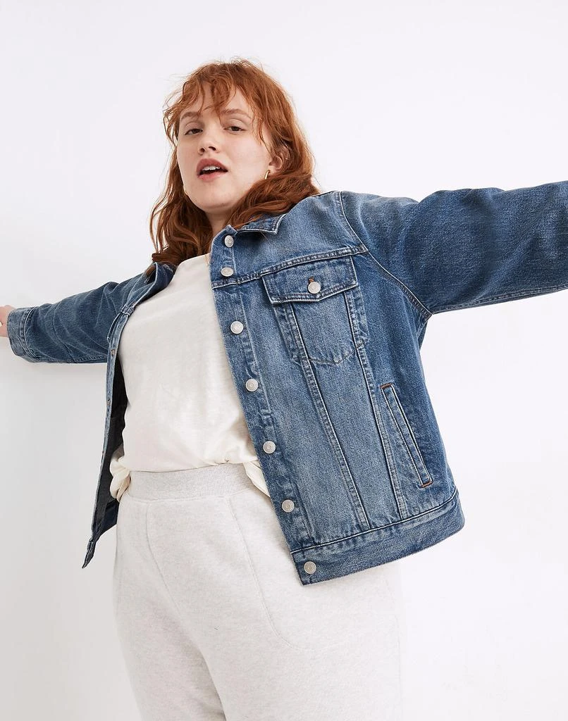 商品Madewell|The Plus Jean Jacket in Medford Wash,价格¥1016,第1张图片