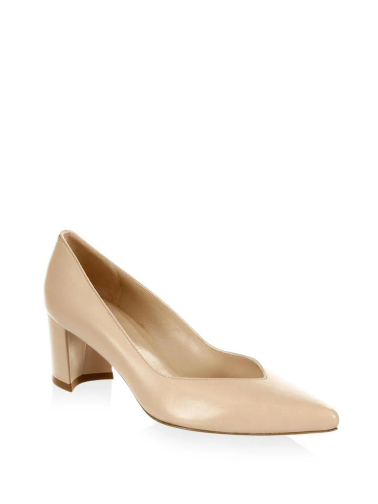 商品Stuart Weitzman|Everystep Leather Point-Toe Pumps,价格¥1125,第1张图片