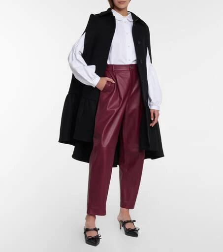 商品RED Valentino|皮革高腰裤装,价格¥3546,第2张图片详细描述