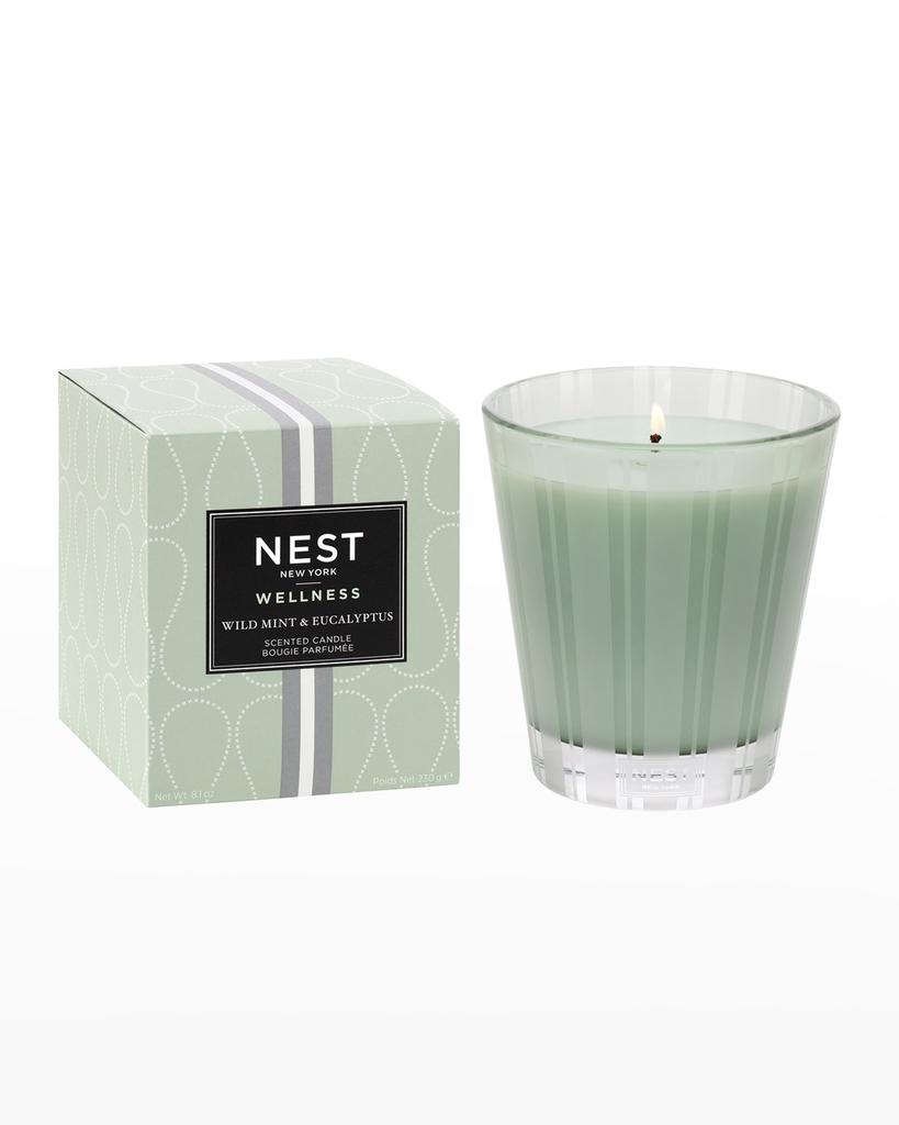 8.1 oz. Wild Mint & Eucalyptus Classic Candle商品第1张图片规格展示