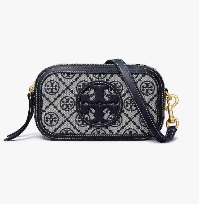 商品Tory Burch|汤丽伯奇女士T MONOGRAM 小号单肩斜挎包（香港仓发货）,价格¥2046,第1张图片