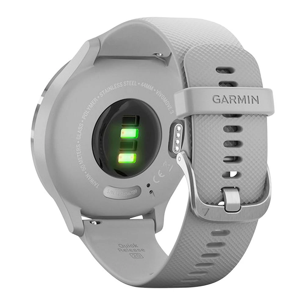 商品Garmin|Unisex vívomove 3 Style Gray Silicone Strap Hybrid Touchscreen Smart Watch 44mm,价格¥1495,第3张图片详细描述