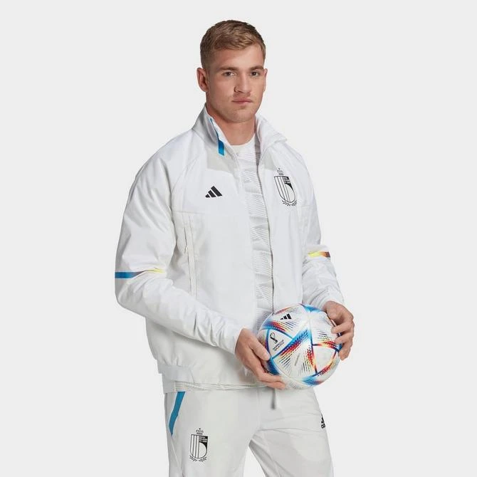 商品Adidas|Men's adidas Belgium Soccer Game Day Anthem Jacket,价格¥1049,第3张图片详细描述