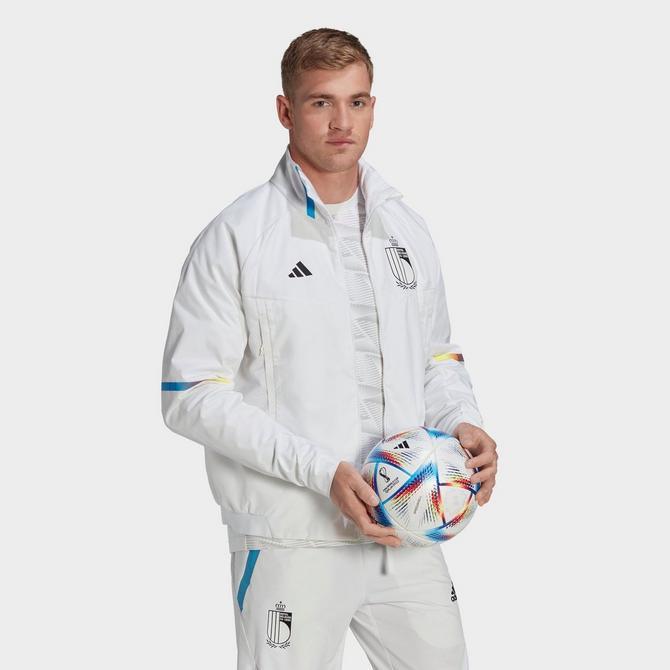 商品Adidas|Men's adidas Belgium Soccer Game Day Anthem Jacket,价格¥967,第5张图片详细描述
