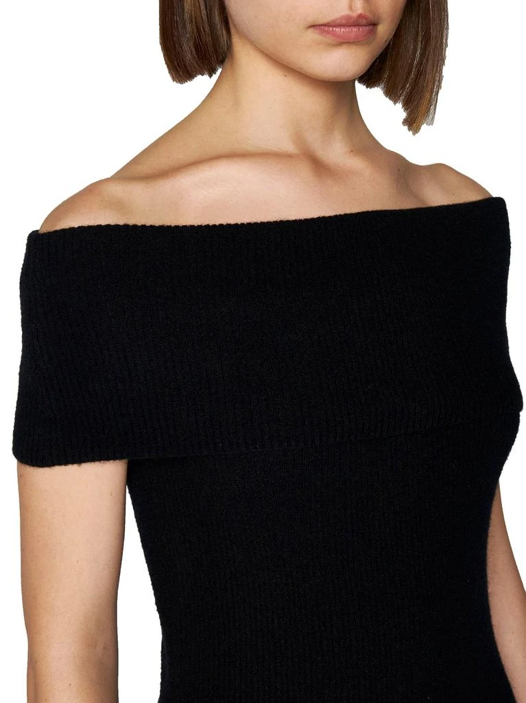 商品Totême|Totême Off-Shoulder Rib Knit Dress,价格¥2752,第4张图片详细描述