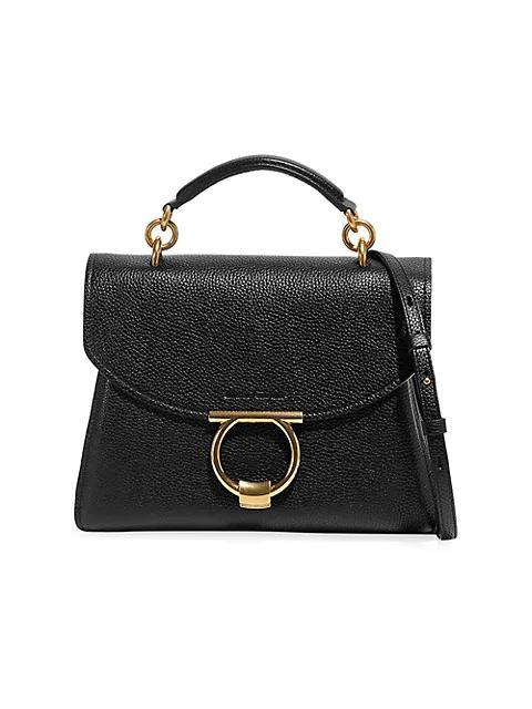 商品Salvatore Ferragamo|Margot Leather Crossbody Bag,价格¥18656,第1张图片