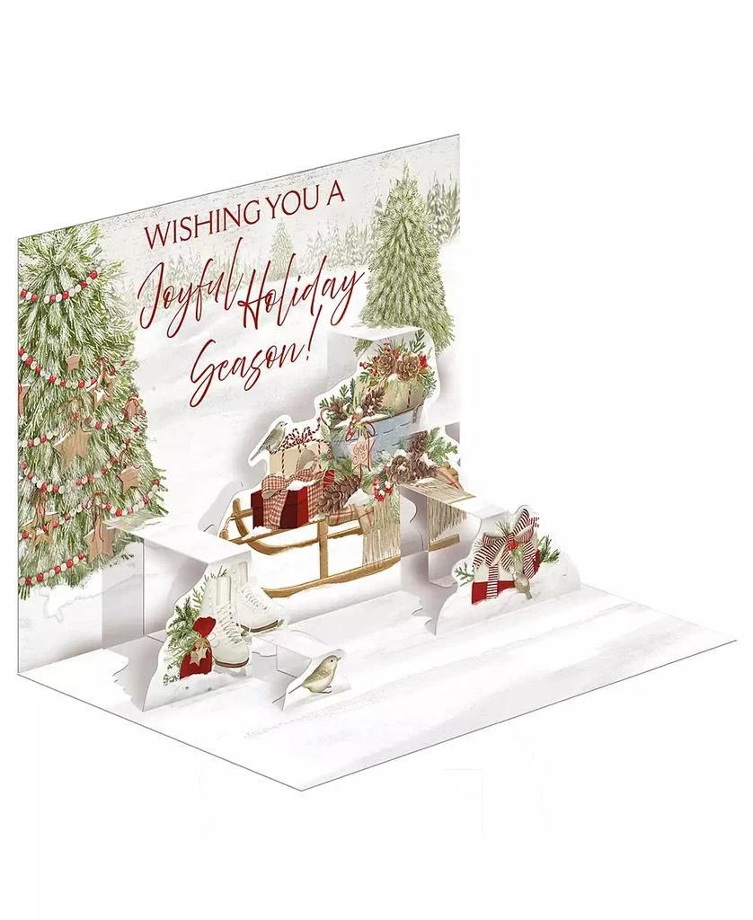 商品Lang|Snow and Cocoa Boxed Pop Up Christmas Cards,价格¥90,第2张图片详细描述