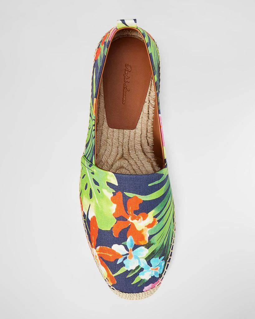 商品Ralph Lauren|Men's Bosworth Printed Canvas Espadrilles,价格¥1315,第5张图片详细描述