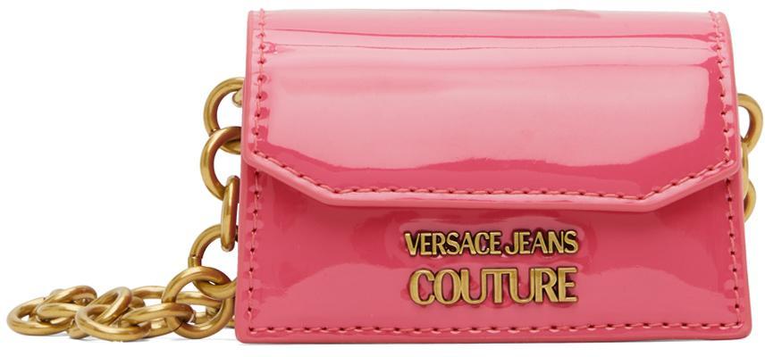 商品Versace|Pink Patent Small Charms Bag,价格¥1123,第1张图片