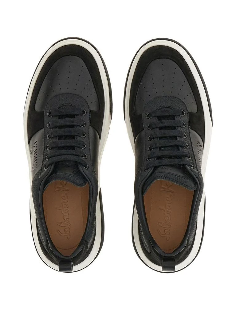 商品Salvatore Ferragamo|FERRAGAMO - Leather Sneakers,价格¥5690,第5张图片详细描述