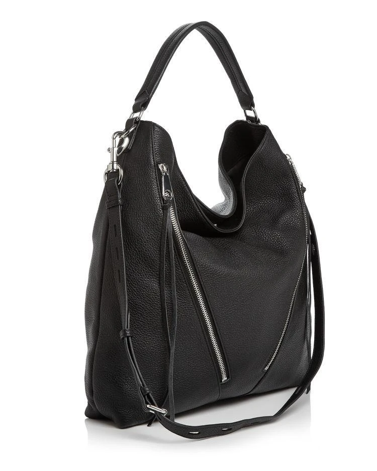 商品Rebecca Minkoff|Moto Leather Hobo,价格¥2431,第4张图片详细描述