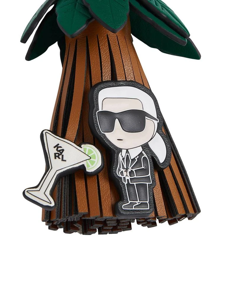 商品Karl Lagerfeld Paris|Alternative material tp leather key ring,价格¥585,第3张图片详细描述