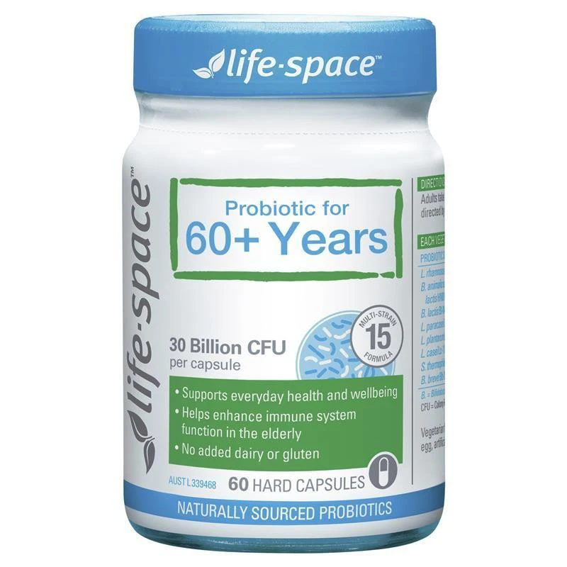 商品Life Space|澳大利亚直邮Life Space 老年益生菌 60粒 减少中老年人肠道问题,价格¥288,第1张图片